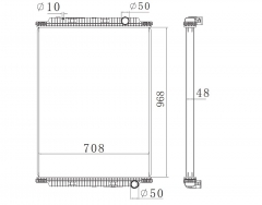 RENAULT 210 05- MT radiator