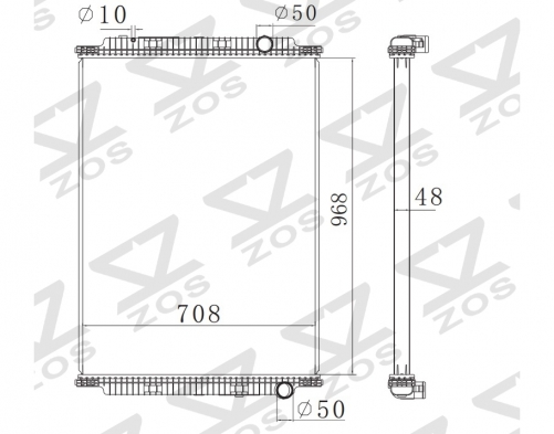 RENAULT 210 05- MT radiator