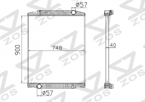 IVECO STRAL IS 260S40 02- MT radiator 504011119