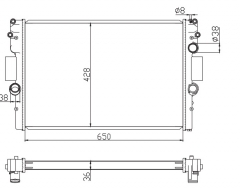 IVECO DAILY (99-)MT radiator 504084141