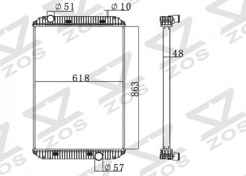 FREIGHITLINER FL60 BASEL6 7.2L 95-03/FL70 L6 7.2L 06- MT 0519756000/519756000