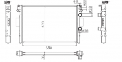 SCANIA DAILY 99- MT radiator