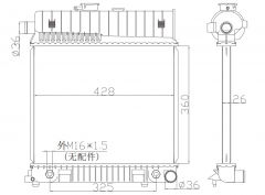 Mercedes-Benz C230 1999-2000 C-CLASS W202 S202 1993-2001 CLK 200 A208 C208 1997-2002 E-CLASS S210 W210 E200 E230 1995-2000 radiator