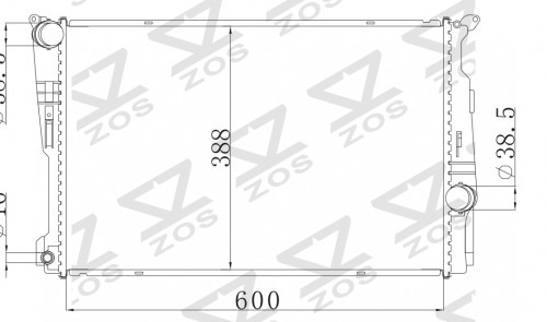 BMW X3 X4 2013-2018 X3 F25 2010-2017 X4 F26 2014-2018 radiator