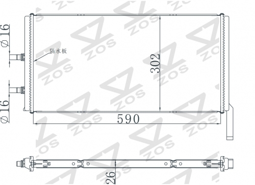 BMW 550 650 M5 M6 radiator 2010-2019 5 Series F07 F10 F11 2009-2017 6 Series F12 F13 F06 2010-2018 7 Series F01 F02 F03 F04 2012-2015