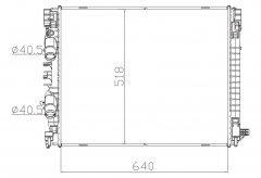 PORSCHE 玛莎拉蒂 MT radiator