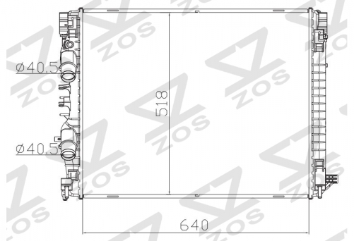PORSCHE 玛莎拉蒂 MT radiator