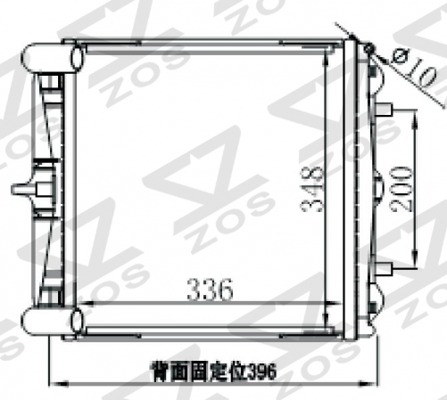 PORSCHE BOXSTER 2.5i M96 96- 1996- MT radiator