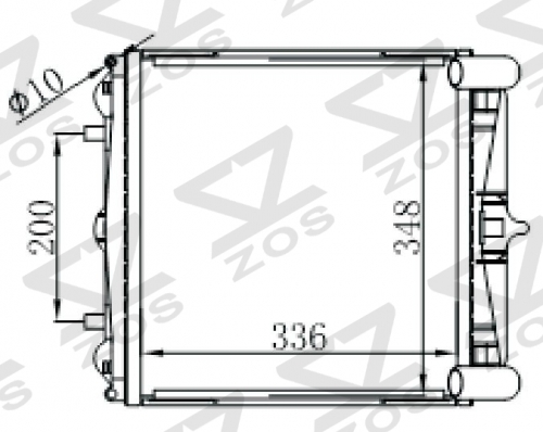 PORSCHE BOXSTER 2.5i M96 96- 1996- MT radiator