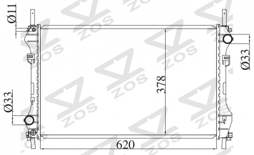 FORD FOCUS MT radiator