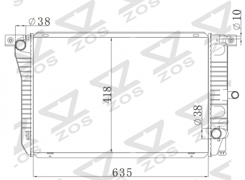 FORD FALCON EF/EL 1994-1998 MT radiator