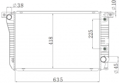 FORD FALCON XF/XG PICKUP LINGREACH 1993-1996 AT radiator