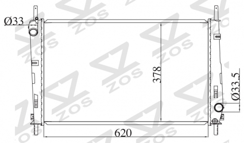 FORD MONDEO 2.0 (重庆) 2003- MT radiator