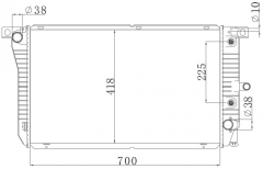 FORD FALCON EF/EL 1988-1994 AT radiator