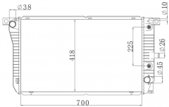 FORD EA.EB ED 1998-1994 AT radiator