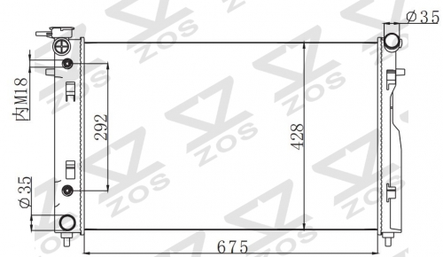 FORD COMMODORE VY V6 AT AT radiator