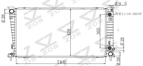 FORD Winstar 1999-2003 AT radiator