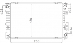 FORD ESCAPE XLS L4 - 140 (2.3L) MT radiator