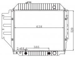 FORD E Series Van AT radiator