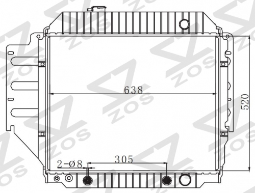FORD E Series Van AT radiator