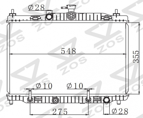 FORD FIESTA 重庆嘉年华 2009- AT radiator