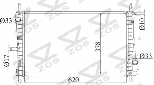 FORD MONDEO 2.0TD CI00-02 2000-2002 MT radiator
