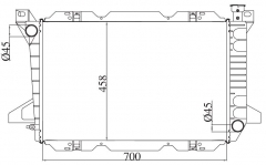 FORD MT radiator