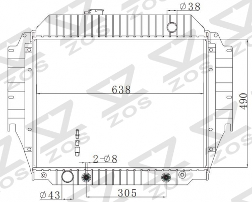 FORD E Series Van AT radiator