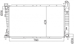 FORD MT radiator