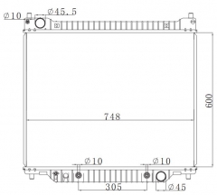 FORD E-150 V8 4.6i AT radiator