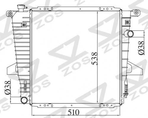 FORD EXPLORER/MOUNTAMEER’97-01 1997-2001 MT radiator