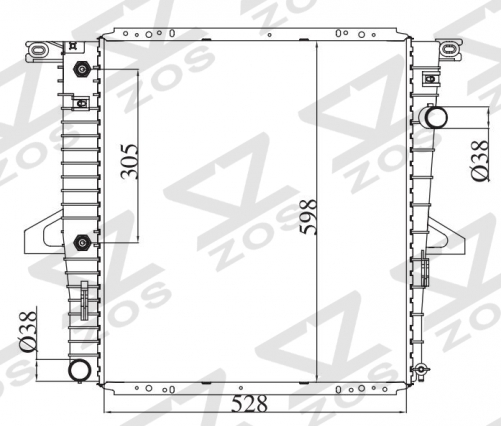 FORD EXPLORER 2001-2004 AT radiator