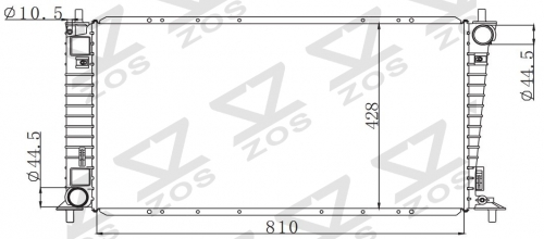 FORD MT radiator