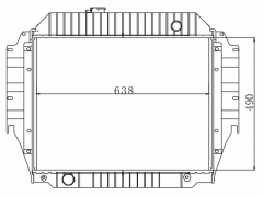 FORD E-150 ECONOLINE V8 -302 5.0L) 1992-1996 MT radiator
