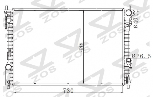 FORD EXPLORER 3.5L V6 FORD Expedition 3.5L 2011-2012 MT radiator