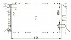 FORD TRANSIT T120/D25NA 92- radiator