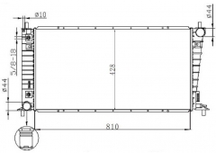 FORD F-SERIES PICKUP 4.6/5.4L V8 104-08 AT radiator