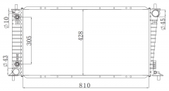 FORD F-SERIES PICKUP 4.6/5.4L V8 1996-2002 AT radiator