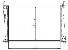 FORD EOPEL MT radiator