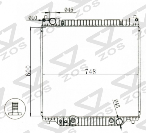 FORD E-150 AT radiator