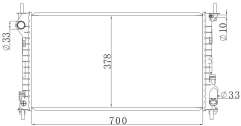 FORD CONNECT 2010- MT radiator