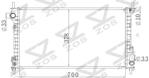 FORD CONNECT 2010- MT radiator