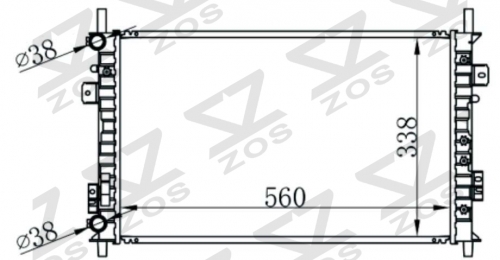 FORD KA 00- MT radiator