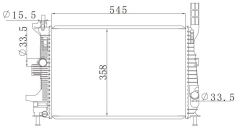 FORD FOCUS 2015-16 2015-2016 MT radiator