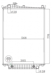 FORD EXPLORER 2009- AT radiator
