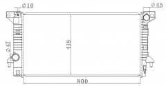 FORD Expedition 5.4L 2007- AT radiator