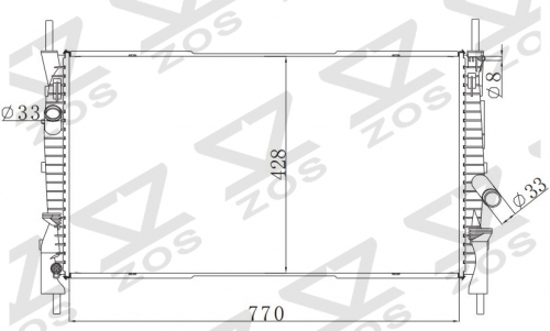 FORD TRANSIT VII MT radiator