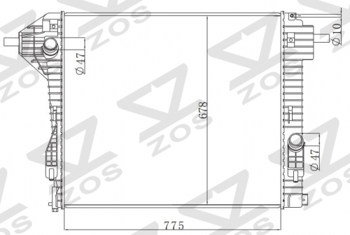 FORD SUPER DUTY MT 11款 2011 MT radiator