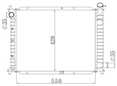 FORD MT radiator