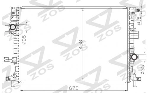 FORD 林肯 MKZ radiator